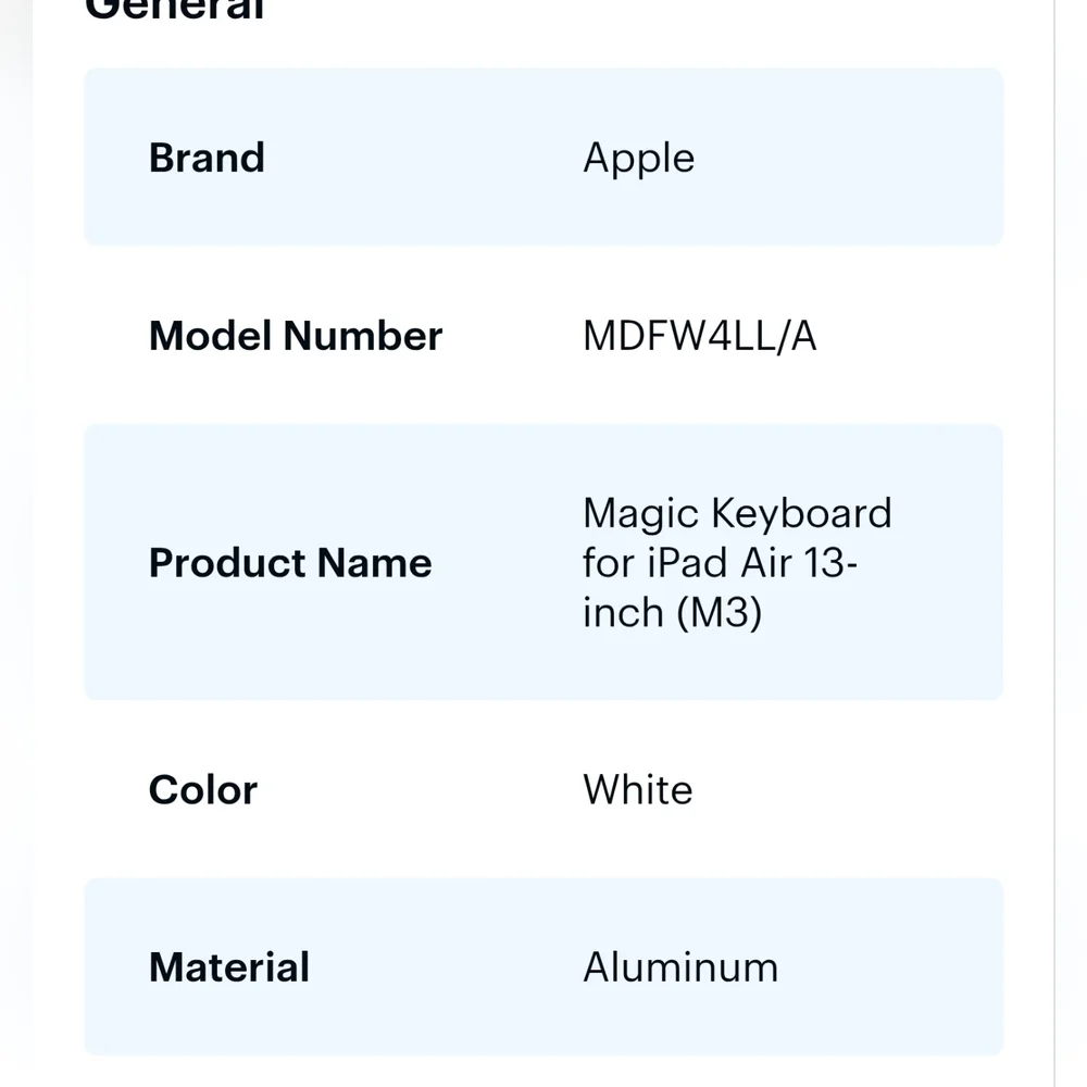 Apple - Magic Keyboard for iPad Air 13-inch (M3)